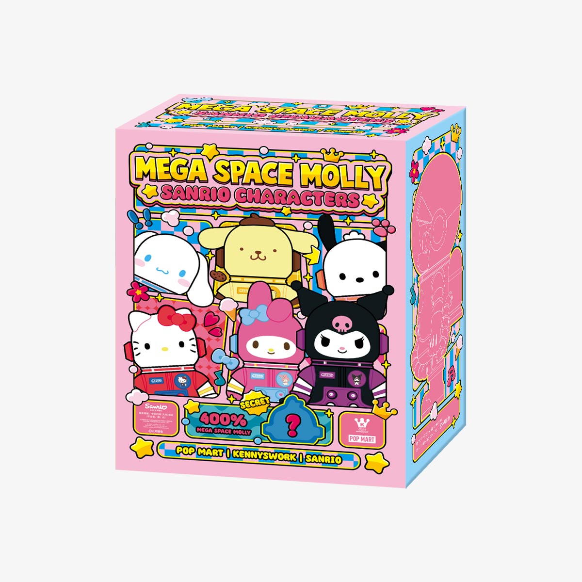 POP MART MEGA SPACE MOLLY 400% Sanrio Characters Series Blind Box Single Box