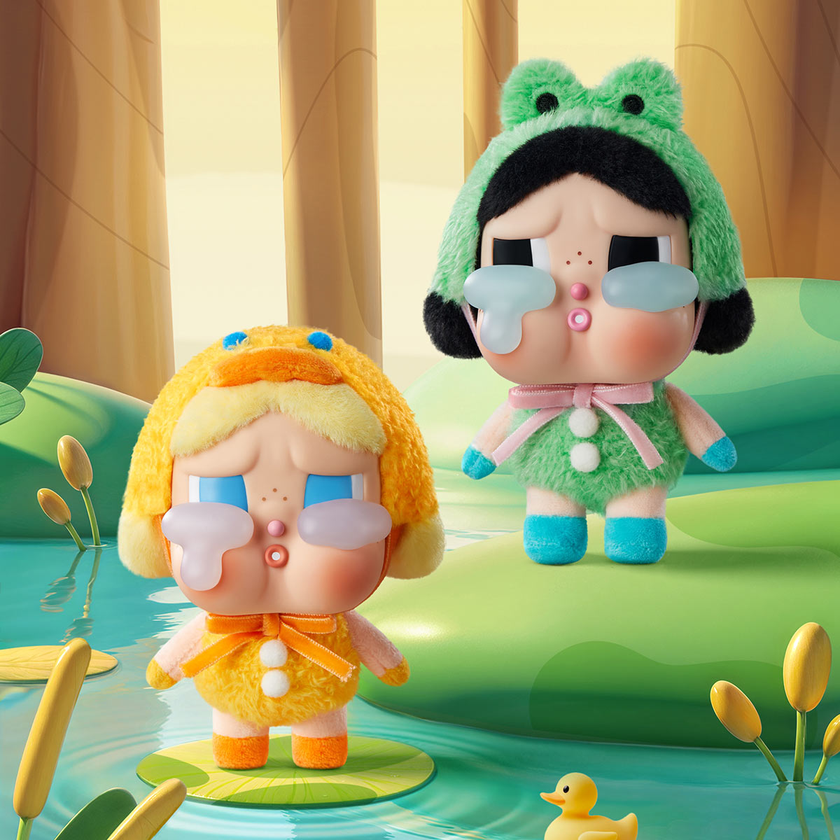 POP MART CRYBABY Crying Again Series-Vinyl Face Plush Blind Box