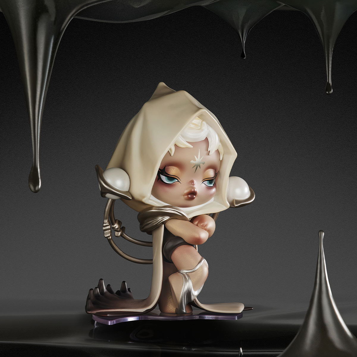 POP MART SKULLPANDA The Sound Series Figures Blind Box Single Box - Image 7