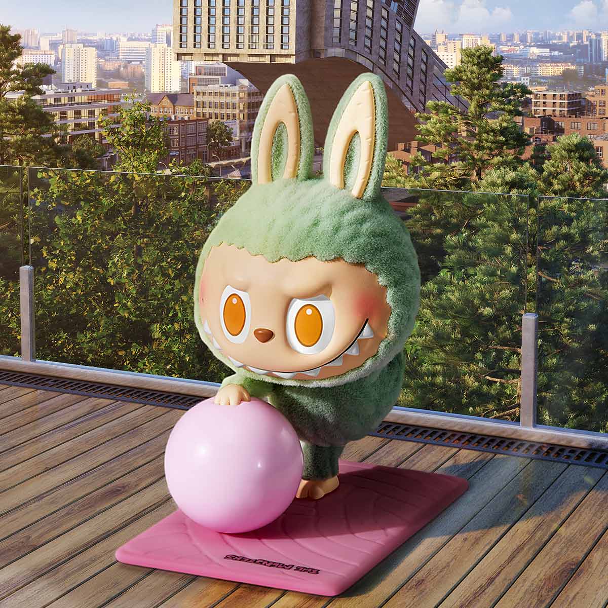 POP MART LABUBU THE MONSTERS Lazy Yoga Series Figures Single Box