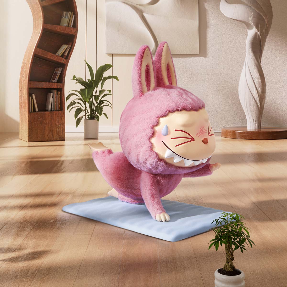 POP MART LABUBU THE MONSTERS Lazy Yoga Series Figures Single Box