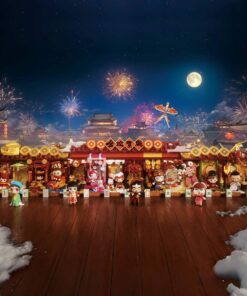 Alternative view of POP MART Wealthy Snake's New Year Celebration - Fortunate Hand Series Block Figures Whole Set