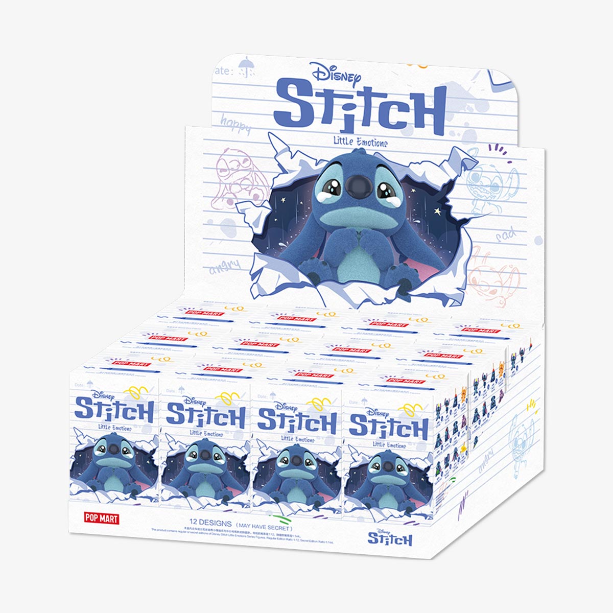 POP MART Disney Stitch Little Emotions Series Figures Blind Box Whole Set