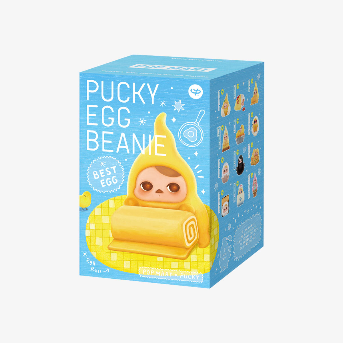 POP MART PUCKY Egg Beanie Series Figures Blind Box Single Box
