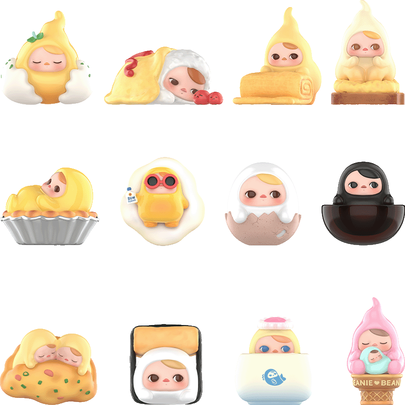 POP MART PUCKY Egg Beanie Series Figures Blind Box Whole Set - Image 2