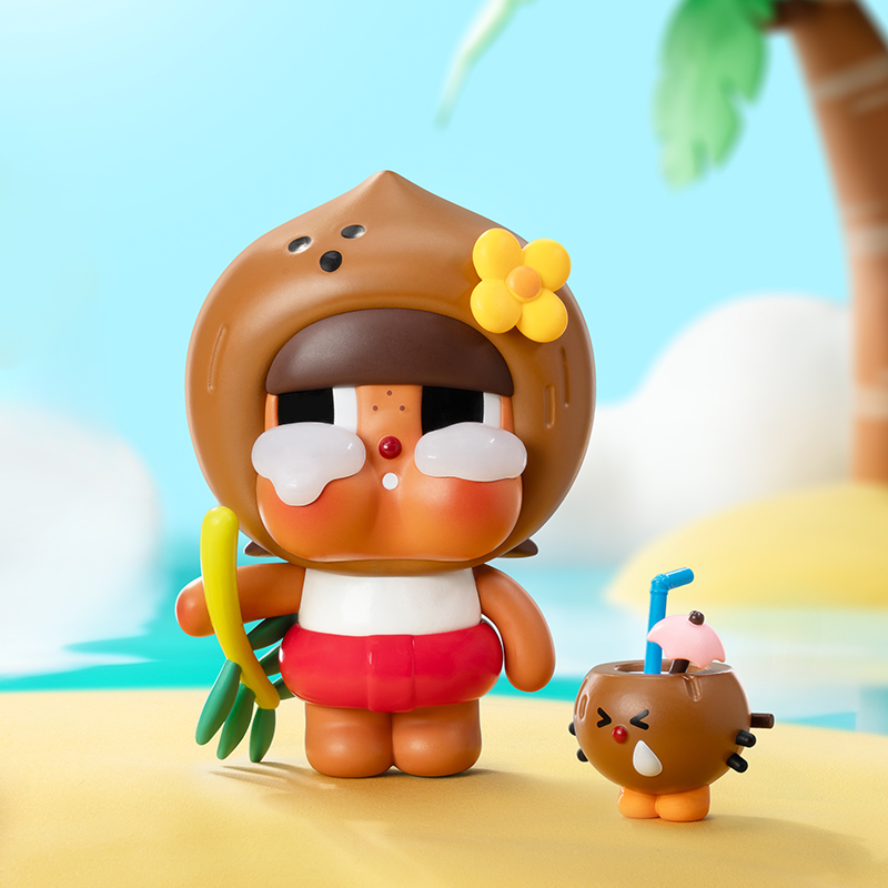 POP MART Crybaby Coconut Figure-Brown